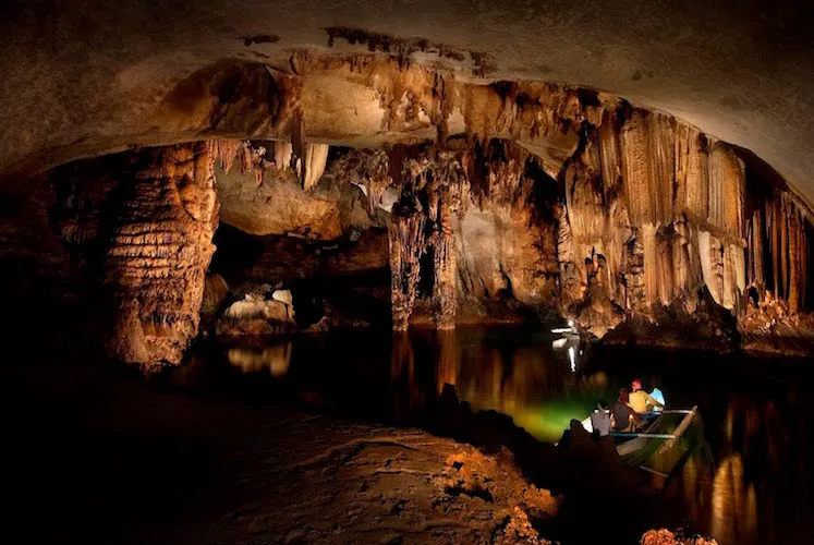 Inside the cave